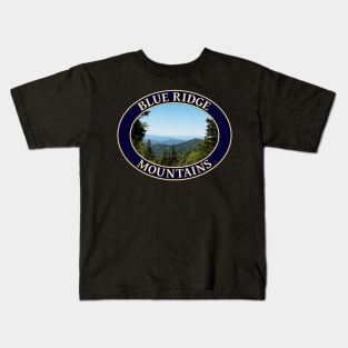 Blue Ridge Mountains of North Carolina Kids T-Shirt